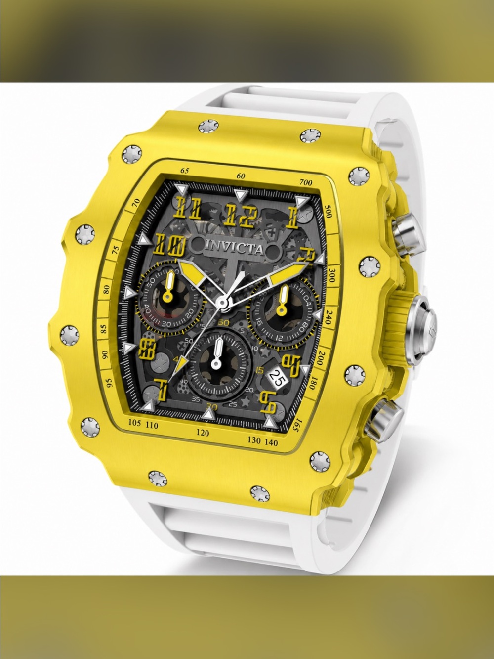 Invicta Racing - 2026 Race- Miami Special Edition Men’s Watch 44mm White (69740)